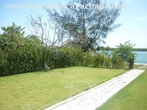 Patio. Vista al mar.