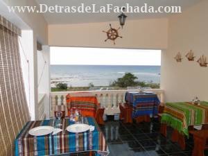 Terrace overlooking the sea