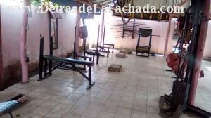 Part of the courtyard