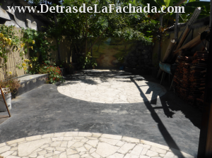 Patio seen from the house.