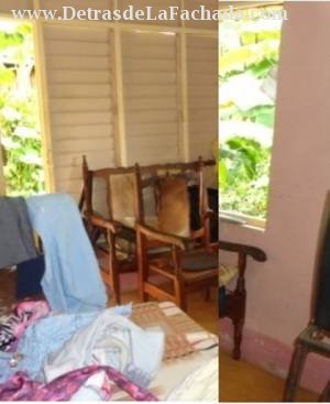 Inside the House with large windows