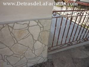 Detalle de decoración exterior de paredes.
