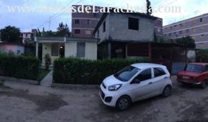 Front of the House with the extension under constr