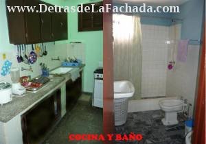 Kitchen and bathroom