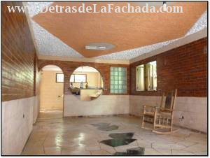 Living room, dining room and kitchen