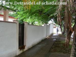 Facade of the building