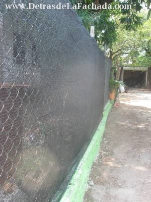 Vista hacia el garaje