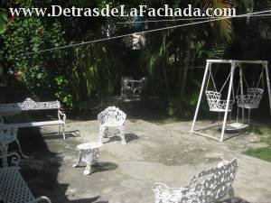 Vista patio parte cementada