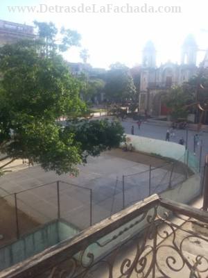 View from the balcony to the Park Christ