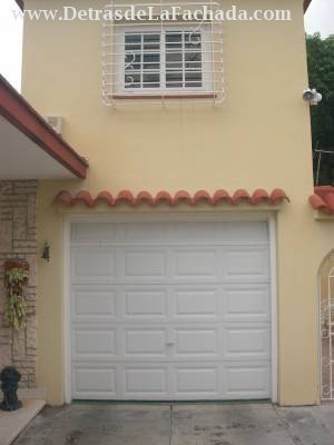 One of the garage door