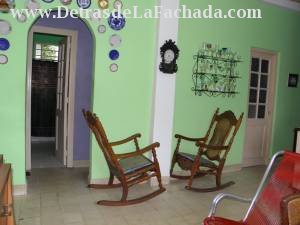 Dining room with access to bath arch