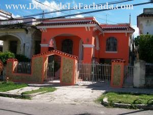 Facade of the building