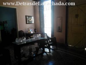 The main lounge window.