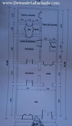 Plano de la vivienda