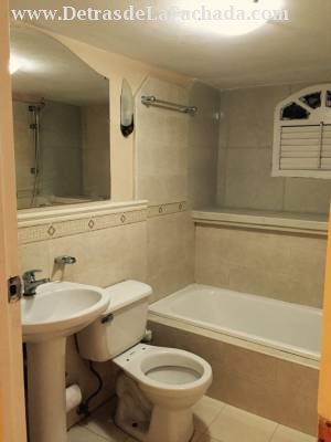 Bathroom with bathtub on the second floor
