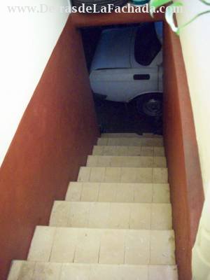Stairs to the garage