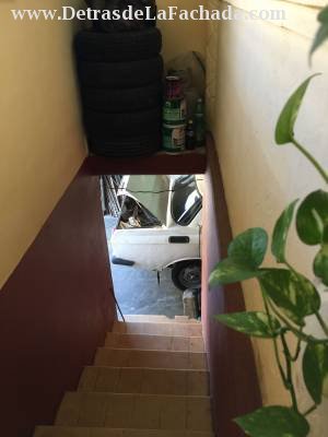 Stairs to the garage