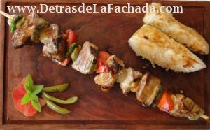 Pork brochette