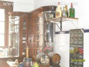 Beautiful wooden bar