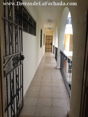 Outside the building Hall