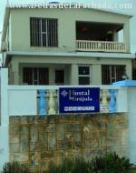Entrance to the hostel from the beach